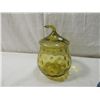 Image 2 : LOT 4 GLASS DECORATIVE ITALIAN CONTAINER & PAPERWH