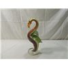 Image 1 : LARGE MURANO STYLE FLAMINGO GLASS SCULPTURE