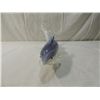 Image 2 : MINCHELLA MURANO STYLE VIOLET WHITE GLASS DOLPHIN