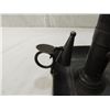 Image 2 : ANTIQUE CANDLE HOLDER WITH TRAY & SNUFFER
