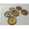 Image 1 : LOT 6 VINTAGE DECORATIVE SMALL SAUCERS