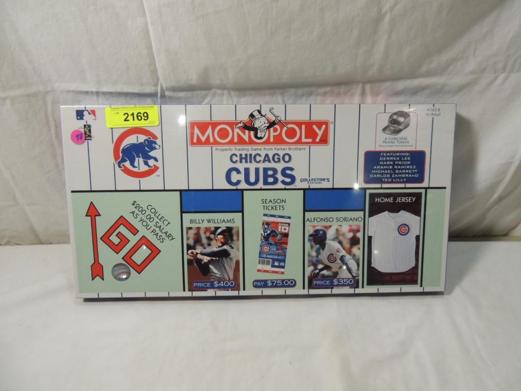 Chicago Cubs Monopoly Collectors Series carte di ricambio, gettoni e Chicago Cubs Monopoly Collectors Series carte di ricambio, gettoni e