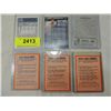 Image 2 : LOT 6 BASEBALL PLAYER CARDS NEW OLD STARS