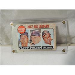 1968 TOPPS RBI LEADERS #4 BASEBALL CARD