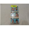 Image 1 : LOT 3 1966 TOPPS ROOKIE STARS BASEBALL CARDS