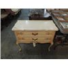 Image 3 : FRENCH PROVINCIAL 2 DRAWER PARLOR TABLE