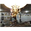 Image 2 : VINTAGE HANGING SHADE CHANDELIER