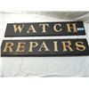 Image 1 : WOODEN HANGING SIGNS "WATCH REPAIRS"