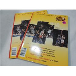 LOT 2 NBA FINALS COMMEMORATIVE PROGRAMS