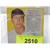 Image 2 : 1954 RED MAN BOBBY AVILA 1A BASEBALL CARD