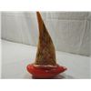 Image 2 : MURANO ITALIAN GLASS SAIL SHIP SCULPTURE