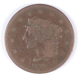 1839 LARGE CENT F/VF