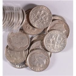 ROLL OF SILVER ROOSEVELT DIMES