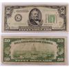 Image 2 : LOT OF (4) $50.00 1934 FEDERAL RESERVE NOTES CHICAGO IL