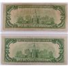 Image 2 : LOT OF (2) 1928 $100.00 FEDERAL RESERVE NOTES ST LOUIS REDEEMABLE IN GOLD