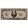 Image 1 : 1928 $20.00 FEDERAL RESERVE NOTE CHICAGO REDEEMABLE IN GOLD