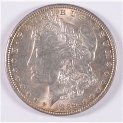 1889 MORGAN DOLLAR MS-63 RIM BUMP ON REVERSE