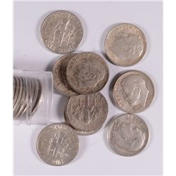 ROLL OF SILVER ROOSEVELT DIMES