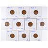 Image 1 : (10) 1913-S LINCOLN CENTS VG'S