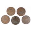 Image 1 : (5) 1864 TWO CENT PCS