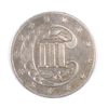 Image 2 : 1858 THREE CENT SILVER XF/AU