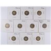 Image 1 : (10) BARBER DIMES (03, 03-O, 04, 05, 05-O, 05-S, 06, 06-D, 06-O, 06-S)