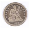 Image 1 : 1859 SEATED QUARTER F/VF