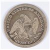 Image 2 : 1859 SEATED QUARTER F/VF
