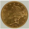 Image 2 : 1861 $20.00 GOLD LIBERTY, PCI MS-63  RARE!!