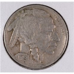 1919-S BUFFALO NICKEL VF-30