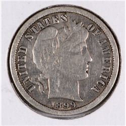 1899-O BARBER DIME VF-20