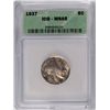 Image 1 : 1937 BUFFALO NICKEL ICG MS-65
