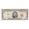 Image 1 : 1963 $5 RED SEAL US NOTE (STAR) AU/CU