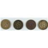 Image 1 : ( 4 ) 1859 INDIAN HEAD CENTS, VARYING GRADES