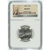Image 1 : 1960 WASHINGTON QUARTER, NGC MS-66+