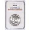 Image 1 : 1948-D FRANKLIN HALF DOLLAR, NGC MS-64 FBL