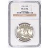 Image 1 : 1950-D FRANKLIN HALF DOLLAR, NGC MS-64 FBL