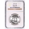 Image 1 : 1955 FRANKLIN HALF DOLLAR, NGC MS-64 FBL