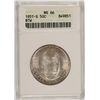 Image 1 : 1951-S BOOKER T WASHINGTON COMMEN HALF DOLLAR ANACS MS-66
