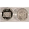 Image 2 : BENJAMIN FRANKLIN COMMEM SILVER DOLLARS: UNC SCIENTIST & Pf. FOUNDING FATHER