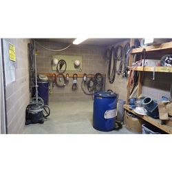 Contents of tool room