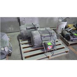 2 large motors on pallet