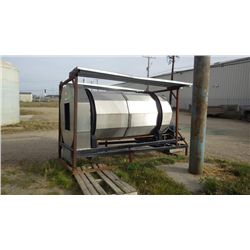 Gustavson seed treater w/2 crossaugers and control panel and sandpiper liquid transfer pump model 8 