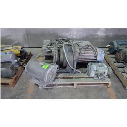 Pallet of motors, pumps