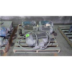 Pallet of motors, pumps