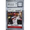 Image 1 : 2004 JUST FEATURED (ALBERT PUJOLS) ROOKIE CARD (W/PIECE OF GAME USED JERSEY)