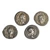 Image 1 : 4 denarios diferentes: Trajano, Septimio Severo y Caracalla (2). MBC/MBC+.