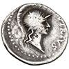 Image 2 : GALBA. Denario ¿Tarraco? (68). A/ El Emperador cabalgando a izq. levantando la mano, encima: GALBA I