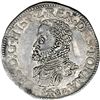 Image 1 : Escudo Felipe. 1587. Tournai DL-I, 45. DAV-8655. Limadura en el anv. y defectos de cospel. MBC.