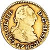Image 1 : 1/2 escudo. 1786. Madrid. DV. VI-1065. MBC-/MBC.